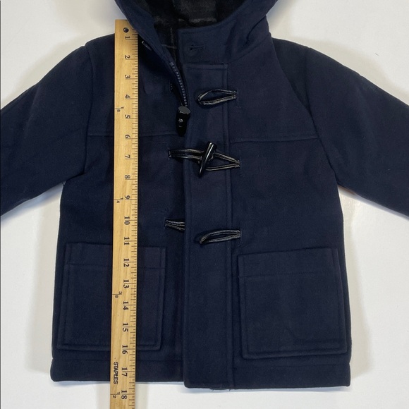 Rothschild Toddler Navy Hooded Toggle Winter Coat Jacket Boys Size 3T - Picture 4 of 7